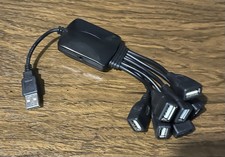 ⭐️⭐️⭐️⭐️⭐️ Insten USB 2.0 Male to 7x Female Octopus Hub Splitter  picture