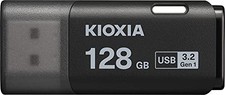 KIOXIA USB Flash Memory 128GB USB3.2 Gen1 Genuine Japanese Product Black picture