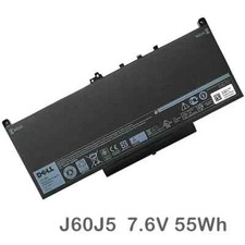 55Wh Genuine J60J5 Battery for Dell Latitude E7270 E7470 MC34Y 242WD GG4FM 1W2Y2 picture