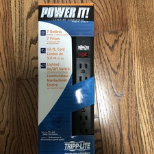 Lot of 6  Tripp Lite PS712B Surge Protectors,Power Strips picture