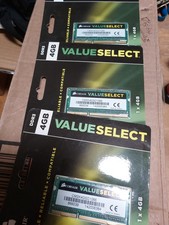 Set of 3 GBCorsair ValueSelect DDR3 4GB for Notebook and netbook PCs. picture
