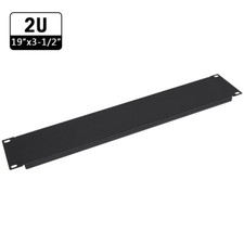 1U 2U 3U 4U Blank Panel Metal Rack Mount Flat Filler for 19