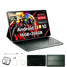 10 Inch Tablet Android 13 10‑Core 16GB RAM 256GB ROM IPS LCD TouchScreen 8800mAh picture