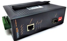 Signamax 10/100/1000 to Gigabit SFP Industrial Media Converter 065-1896SFPTB picture