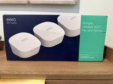 Eero Mesh 3rd Gen Wi-Fi Router/Extender 3-Pack White #J01001 picture