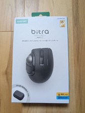ELECOM bitra Trackball Mouse Quiet Bluetooth 2.4GHz M-MT1MRSABK Black Japan picture