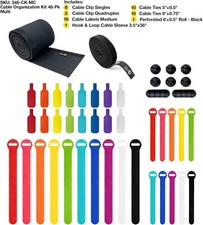 Wrap-It 46-Piece Cable Management Kit picture