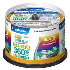 Verbatim Blu-ray Disc 50 pcs Spindle 50GB 4X BD-R DL Inkjet Printable picture