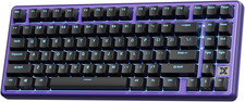 X87 Mechanical Keyboard, 75% Wired Keyboard, Creamy Switch picture