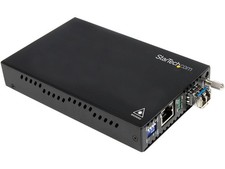 StarTech ET91000LC2 Fiber Media Converter Gigabit 1000 Mbps MM Fibre LC 550m picture