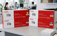 Canon 118 Toner Set BK-C-M-Y Premium Quality Fast Shipping - Sealed Box picture