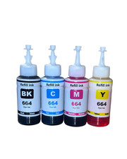 4PK Compatible Ink Set 664 for Epson T664120 T664220 T664320 T664420 for ET-2500 picture