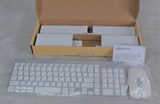 Cimetech KF-10+TM002 Silver/White 2.4 Ghz Wireless Keyboard And Mouse Set picture