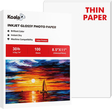 Koala Glossy Thin Inkjet Paper 8.5X11 Inches 100 Sheets 30LB picture