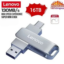 Lenovo USB 3.2 512GB OTG Flash Drive USB-C Type-C Metal Memory Stick Pen Drive picture