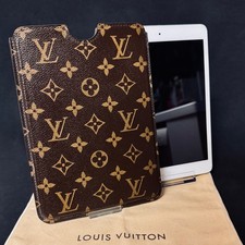 LOUIS VUITTON ETUI IPAD MINI HARD CASE MONOGRAM LEATHER M60418 W/IPAD FOR PARTS picture
