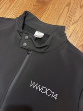APPLE WWDC 2014 SOFT SHELL JACKET Medium Black XCode Swift Developer OS M iPod picture