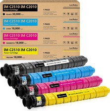 Toner Cartridge Replacement for Ricoh IM C2010 & IM C2510 (842554-842557) 4-Pack picture