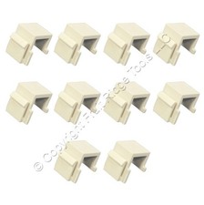 10 Cooper White Modular Wallplate Solid Blank One Port Filler Inserts 5550-5EW picture