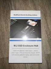 MULTIFUNCTION DOCKING STATION M.2 SSD ENCLOSURE HUB picture