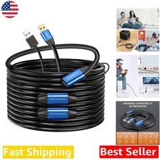 Long 100ft USB 2.0 Active Extension Cable - Reliable Signal, 480Mbps Speed picture