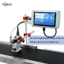 12.7mm Auto Online Inkjet Printer Coder Date Batch No Conveyor Production Line picture