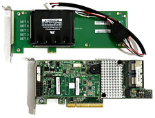 LSI MegaRAID MR SAS 9266-8i L3-25413 1GB RAID Controller Card w/ Battery PCIe x8 picture