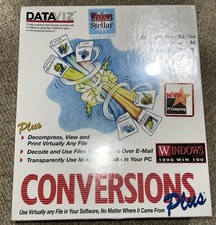 VTG NOS DataViz Conversions Plus Software for Windows New Sealed Converts Files picture