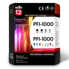12 Color PFI-1000 Ink Cartridge 80ML Replacement for Canon imagePROGRAF Pro 1000 picture