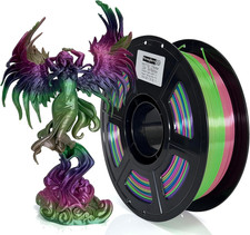 PETG 3D Printer Filament 1.75Mm,Silk Rainbow,High Speed Printing 500Mm/S,Multi C picture