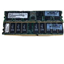 Lot Of 2 HP Compaq 261585-041 ECC Reg 1GB Server DIMM PC2100 (Server) RAM picture