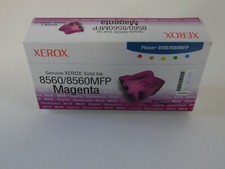 3pk NEW SEALED GENUINE Xerox Phaser 8560 Magenta Solid Ink 108R00724  picture