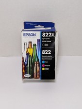 Epson Genuine 822XL Black 822 Color Ink Cartridges 11/2025 New Sealed picture