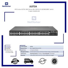 Aruba JL072A 3810 Series 48x 1GB RJ-45 10/100/1000 Ports  Switch-Same Day Shipp picture