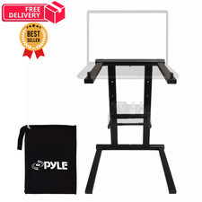 Pyle Portable Folding Laptop Stand - Foldable One Size, Black picture