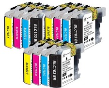 12PK XL Replacement Ink Set fits Brother LC103 MFC-J285DW MFC-J870DW MFC-J450DW picture