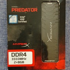 New | HyperX 16GB (2x8GB) DDR4 3333MHz HX433C16PB3K2/16 Memory RAM picture