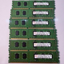 Samsung/Hynix 2GB Memory RAM 1GB Rx8 PC3 10600R HMT112R7AFP8C Lot of 6 picture