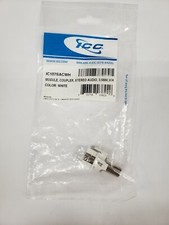  ICC IC107SACWH Audio Stereo Module Coupler 3.5mm  White picture