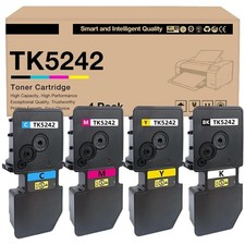 ** NEW Toner For Kyocera | TK-5242 | Black/Color | w/ Chips | Compatible | 4-Pak picture