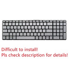Original US Silver Non-Backlit Keyboard for HP 15-ef1013dx picture