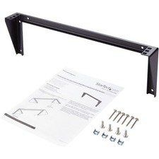 StarTech 1U 19in Steel Vertical Wall Mount Equipment Rack Bracket - Black picture
