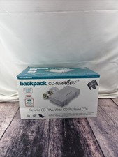 Backpack Cd Rider, Micro Solutions EXTERNAL CD-RW DRI 7485761 NOS OPEN BOX picture