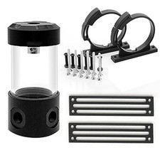 200mm G1/4 Inch Acrylic Water Cooling Reservoir 55mm OD MultiPort PC System picture