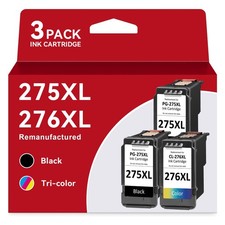 PG-275XL CL-276XL Ink Cartridges for Canon Pixma TR4722 TR4700 TS3722 TS3522 Lot picture
