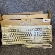 Rare Vintage NMB RT4957TW Windows 95 Keyboard PS/2 Beige OEM Original Box NOS picture