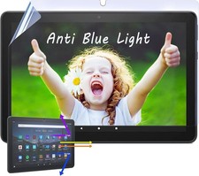 2 Pack Anti-Blue Light Screen Protector for Fire HD 10 Tablet 10.1 Inch picture