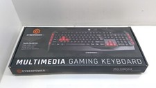 NEW CyberPowerPC multi-media gaming keyboard wired USB picture