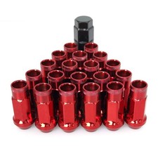 Lug Nuts M12X1.25 Open End Wheel Nuts,Taper Acorn Seat, Forged Locknut Racing Nu picture