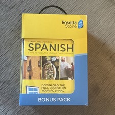 Rosetta Stone Learn Spanish Bonus Pack New Sealed picture
